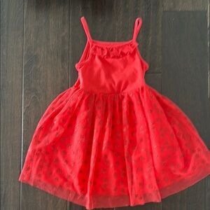 Cat and Jack Toddler Girls Red Star tutu dress